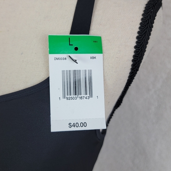 Maidenform Black Cover Your Bases SmoothTec Cami Shapewear Sz L NEW - Picture 14 of 16